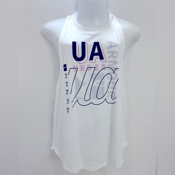 Under Armour White Athletic Tank - Picture 1 of 8